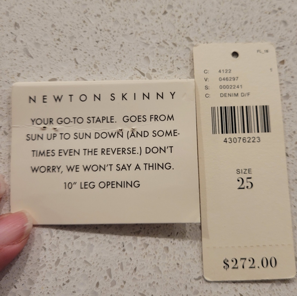 Anthropologie McGuire Newton skinny jeans with bows size 26 - Picture 10 of 11